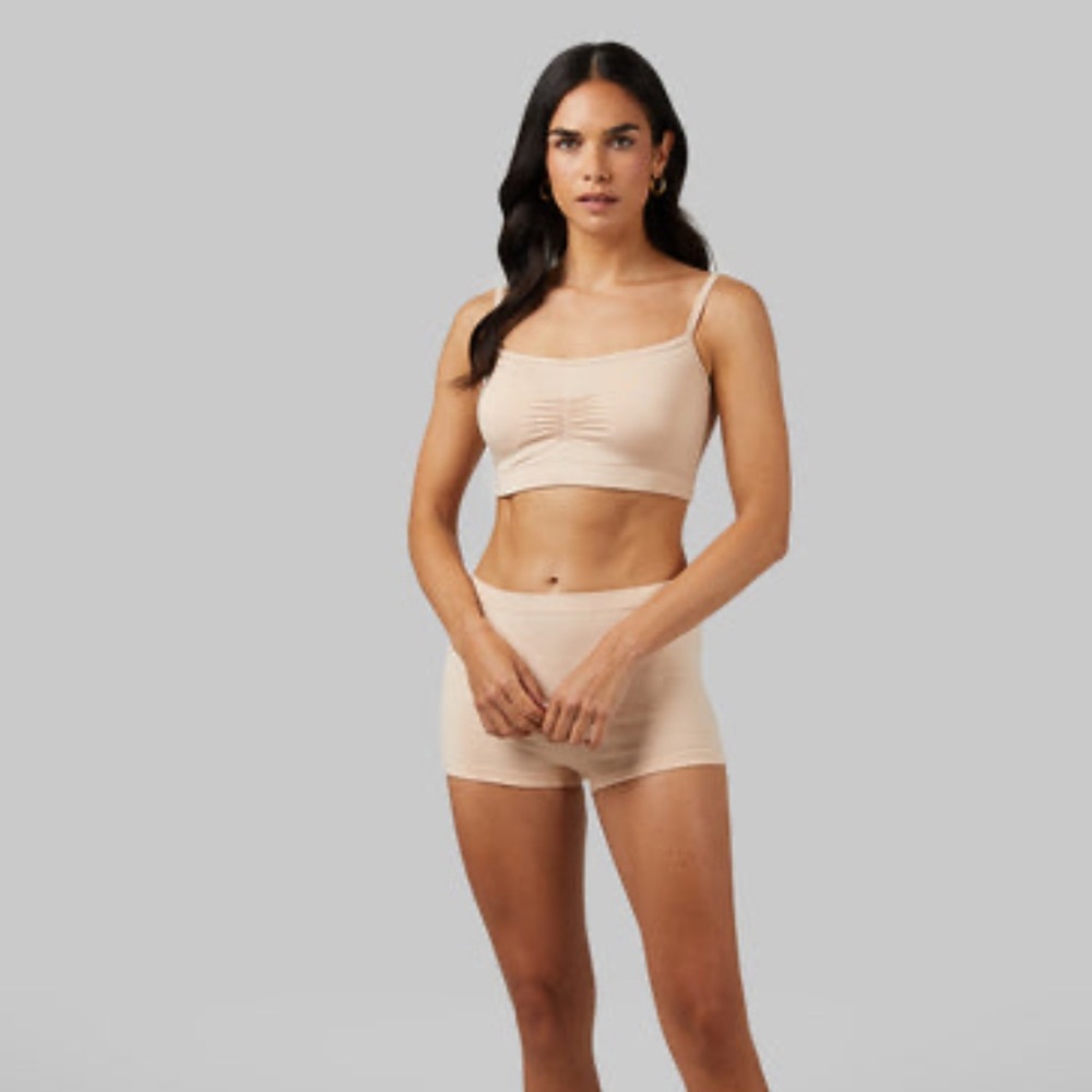 NWT 32 Degrees Women’s Nude Medium Cool Bralette - Picture 6 of 8